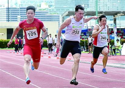 苏炳添香港百米夺冠