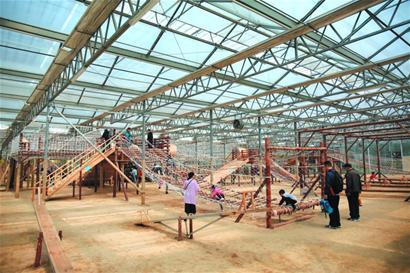 五六千人可同时在园内采摘娱乐