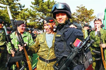 比武!特战队员亮出中国功夫