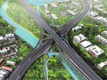 重庆路上桥 直通海尔路