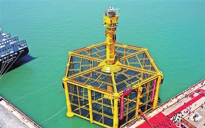 75米大网箱!"深蓝2号"正式命名