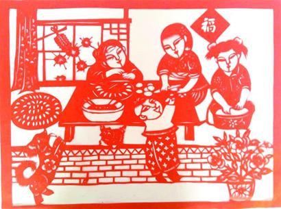 裁一片红霞装扮美好生活